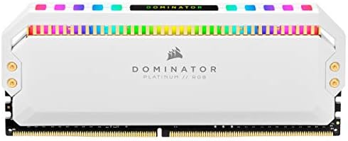 Настолна памет Corsair Dominator Platinum RGB 32 GB (4x8 GB) DDR4 3200 (PC4-25600) C16 1.35 - Бял