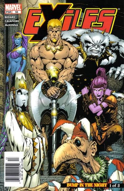 Хъшове (Marvel) #55 (павилион за вестници) VF; Комиксите на Marvel | Тони Бедард