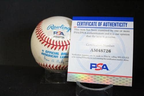Това Треш Подписа Бейзболен Автограф Auto PSA/DNA AM48726 - Бейзболни топки с Автографи