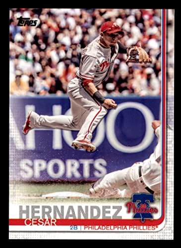 2019 Topps 331 Сезар Ернандес Филаделфия Филис (Бейзболна картичка) Ню Йорк / MT Phillies