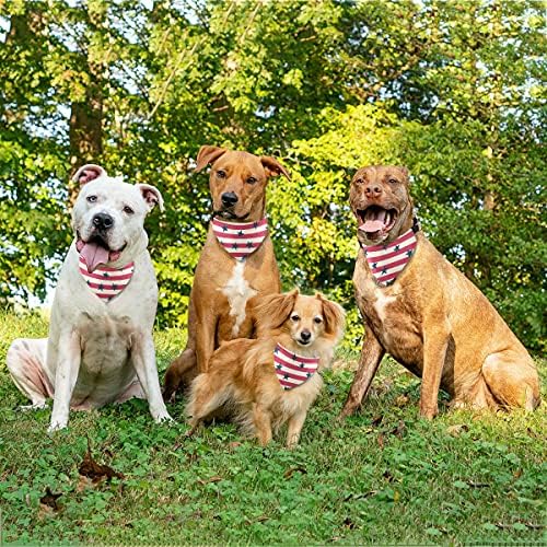 Пентаграмът Американския Стил на Модела Нашийник За Кучета Кърпа Домашен Любимец Триъгълен Шал Котка Кученце