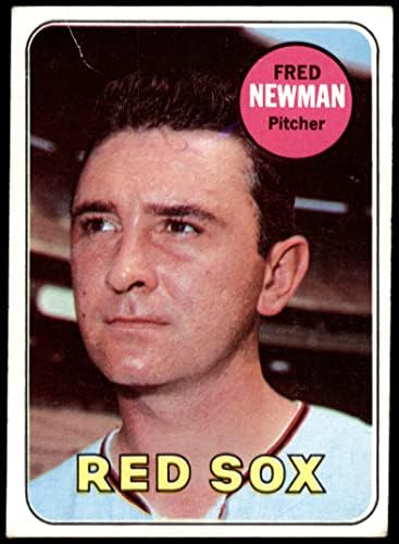 1969 Топпс 543 Фред Нюман Бостън Ред Сокс (бейзболна картичка) VG Red Sox