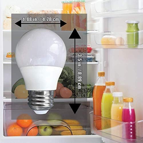 Un-Edison 3-Ваттная лампа Cool Light за хладилници KitchenAid, еквивалент на 40 W, 120 В E26 Cool White 6000K,