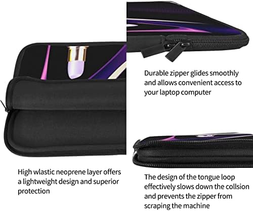 Елегантна лилава малка чанта за лаптоп от висок ток, здрав водоустойчив плат, чанта за лаптоп 13/15 инча, за
