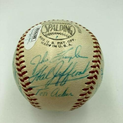 Чудесна отбор Синсинати Редс, 1959 г Подписа договор с Националната купа бейзбол JSA COA - Бейзболни топки с