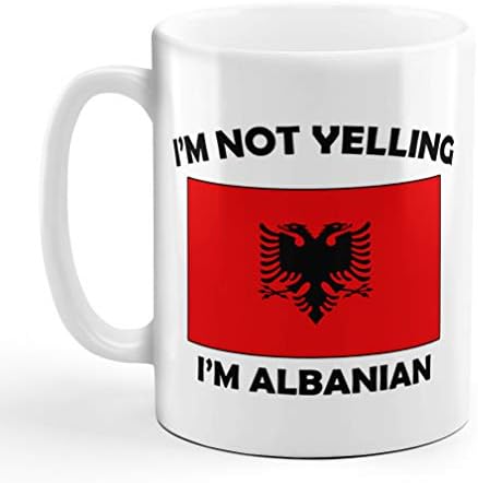 Аз Не Крещя, Че Съм Албанец, Албания, албанците, Керамични Кафе, Чаена Чаша, Празничен Коледен Подарък На Ханука