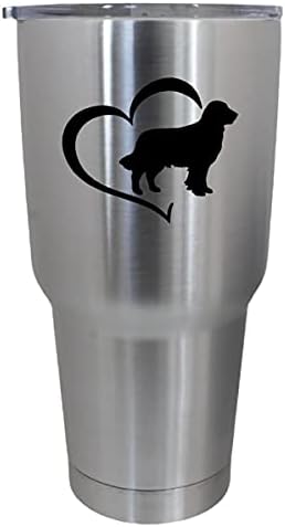 Стикер на чаша Epic Designs Cup drinkware - Любов златист ретривър - страхотен стикер-термоаппликация