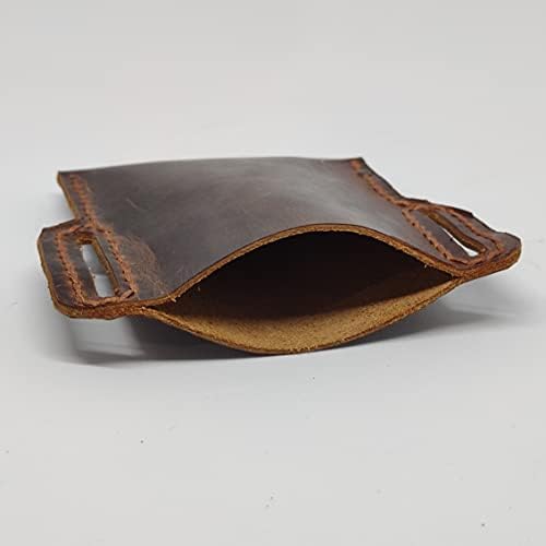 Чанта-кобур от естествена кожа за Motorola P30, Калъф за вашия телефон ръчна изработка от естествена кожа, Изработен