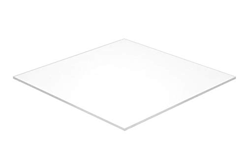 Акрилен лист от плексиглас Falken Design, Бял Непрозрачен (3015), 10 x 32 x 1/8