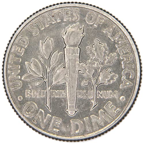 1968 Rv Франклин Ад Рузвелт човек, обърнат Наляво десятицентовик Монетния двор на САЩ, Без да се прибягва