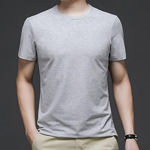 Мъжки Дишаща тениска с кръгло деколте Maiyifu-GJ, Леки Ризи от Активна Памучна смес, под формата на мускулите,