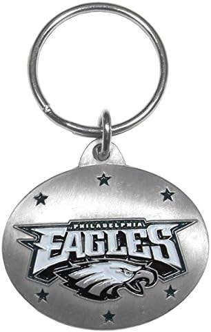 Siskiyou Sports NFL Philadelphia Eagles Овални Резбовани Метална Верижка За ключове