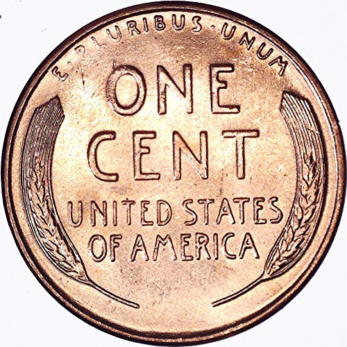 1958 D Линкълн Пшеничен Цент 1C Блестящ Необработен