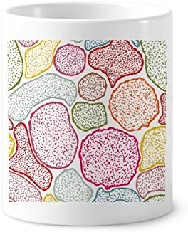 Цветна Микроскоп Структура На Клетките На Биологичната Четка За Зъби На Писалка Притежател Чаша Керамична Поставка