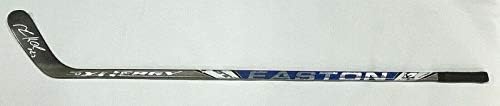 МИЛАН ХЕЙДУК Easton Synergy Подписа Използвана клюшку Колорадо Аваланш с /COA - Стик за хокей в НХЛ с автограф