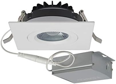 Satco S11621 Led лампа с директен тел мощност 12 W; Кардан; 4 инча; 3000 До; 120 Волта; 12 лампи, съвместими
