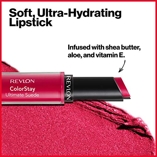 Червило Revlon, Замшевая червило ColorStay Ultimate, Удароустойчив цвят на устните с увлажняющей кремообразна