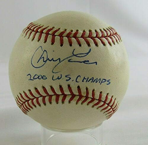 Крис Търнър Подписа Автограф Rawlings Baseball B118 IV - Бейзболни топки с Автографи