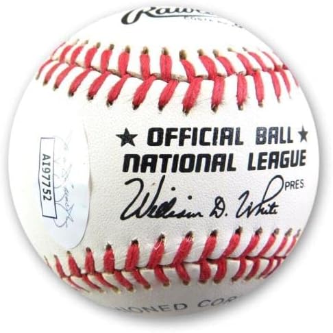 Франк Робинсън Подписа Бейзболни топки NL Cincinnati Maya HOF 82 с Автограф от JSA AI97752 - Бейзболни топки