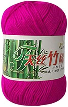 Топло Плетене 50 г Натурален Трикотаж Козина е Мека Прежда от Бамбук Плетене на една Кука от Памук Начало Текстилни