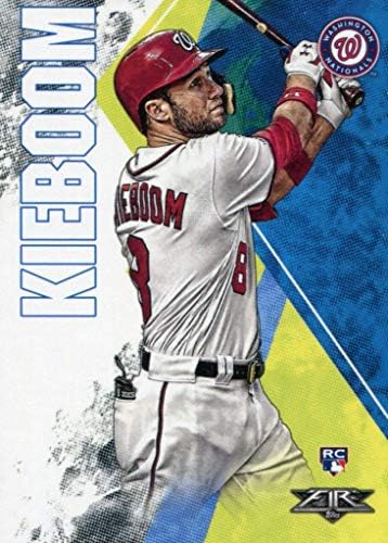 Carter Kieboom 2019 Topps Fire Новобранец Card - Бейзболни картички За начинаещи