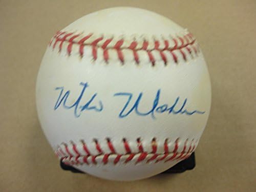 Индианците Майк Молера И Подписаха Coa Американската лига бейзбол с Автограф - Бейзболни топки с автографи