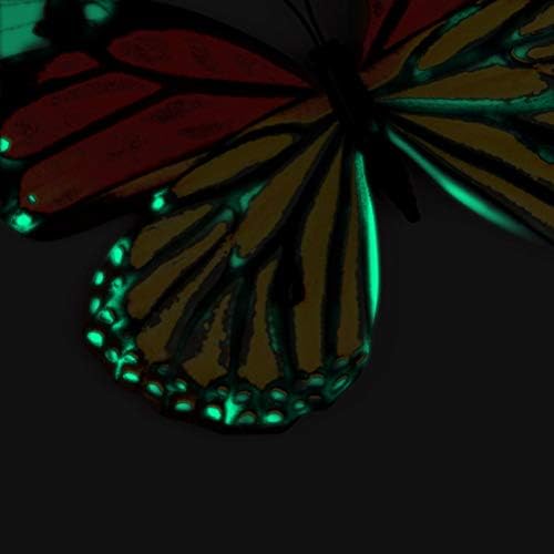 12ШТ 3D Светещи Магнити за Хладилник Пеперуда Свети в Тъмното Магнитен Домашен Интериор в Стаята си САМ монтаж