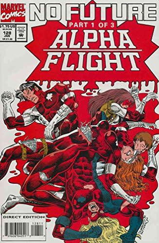 Алфа Полет (1-ва серия) 128 VF / NM ; Комиксите на Marvel | Саймън Фурман