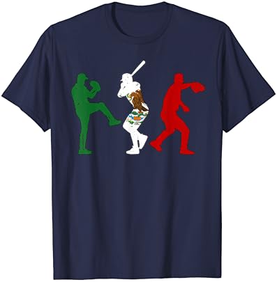 Бейзболна Мексико Тениска с Мексиканския Флаг За Момчета, Мъжки Женска Тениска с Гордост