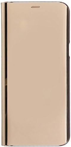 Samsung EF-ZG955CFEG, флип-надолу кутията с ясен преглед, панти калъф за Galaxy S8 +, златни