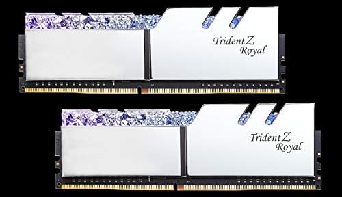 G. Skill 32GB DDR4 Trident Z Royal Silver 3600MHz PC4-28800 CL16-19-19-39 1.35 V Двоен Комплект 2x16 GB