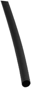 X-DREE Дължина 20 м, вътрешен диаметър 1 м, свиване тръба с полиолефиновой изолация, Метална обвивка, черен