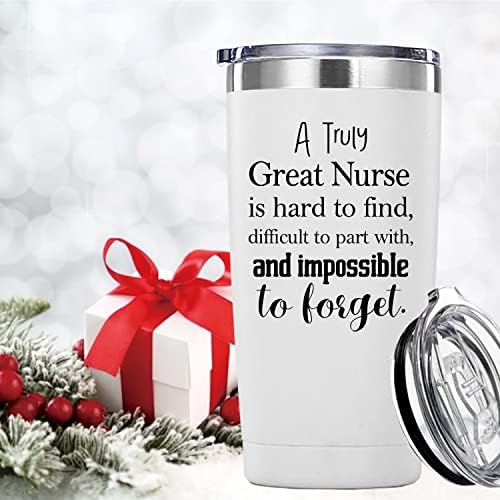 Cwtch наистина велика медицинска сестра е трудно да се намери в подаръци-чаши. 20 унции (бял) Забавен подарък