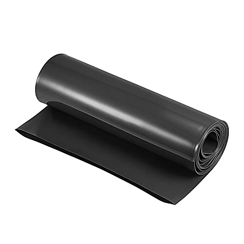 MECCANIXITY Battery Wrap PVC Свиване Тръба 210 мм Плоска 2 м, Черно Добра Изолация за Отделението блок