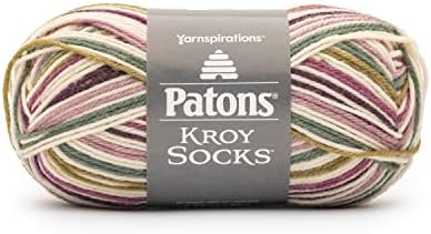 Прежда за чорапи PATONS Patons Kroy в 2 опаковки с маркери за бродиране Bell Crafts (Midnight Orchid)