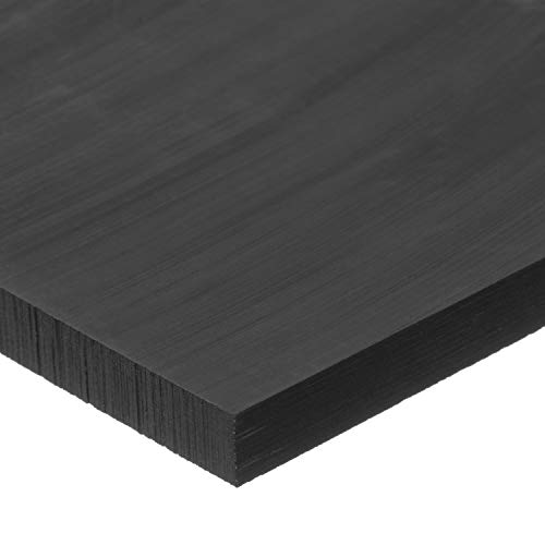 Уплътнителен лист от Черен Ацеталевого пластмаса САЩ, Височина 1/4 инча, Ширина 36 инча, Дължина 36 см