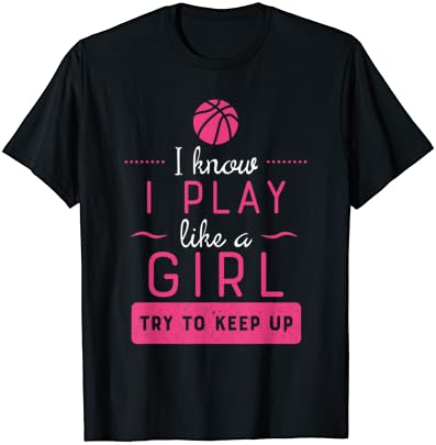 Баскетболно тениска-Подарък за момичета Баскетбол - Тениска да Играе като момиче