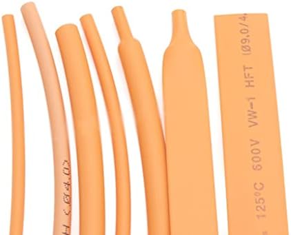 MYCZLQL Оранжево 2: 1 Свиване тръба Φ1 Мм - Φ50 мм Пластмасова кабел Електрически ръкав 1/3/5/10 метра (оранжев